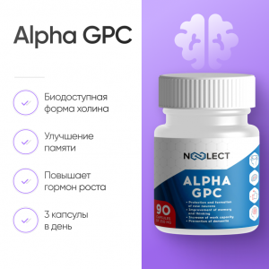 Alpha GPC 90 капсул фото